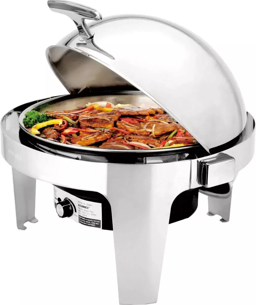 Chafing dish électrique rond (Chauffe plat)