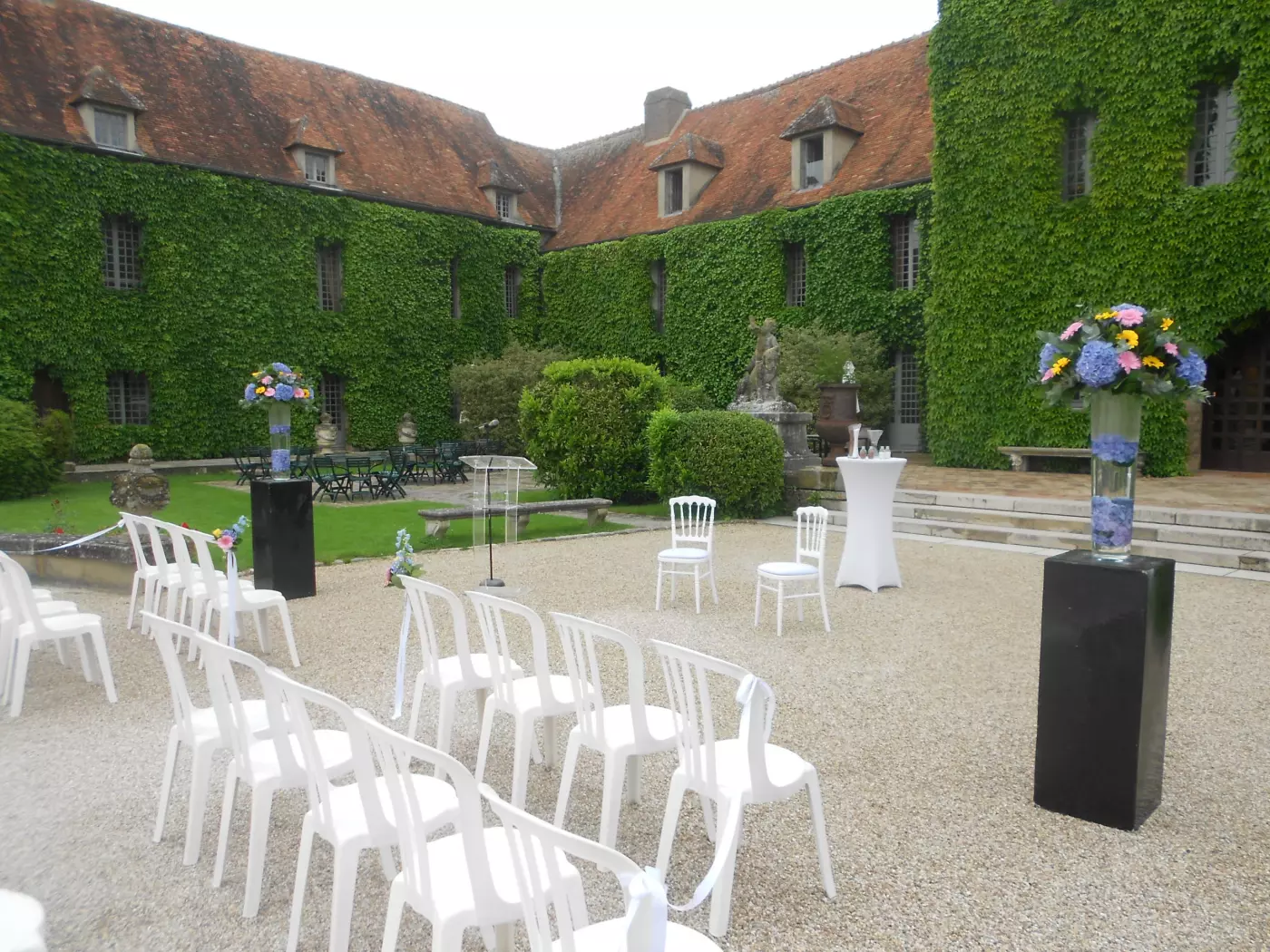 Chaise Garden plastique blanche