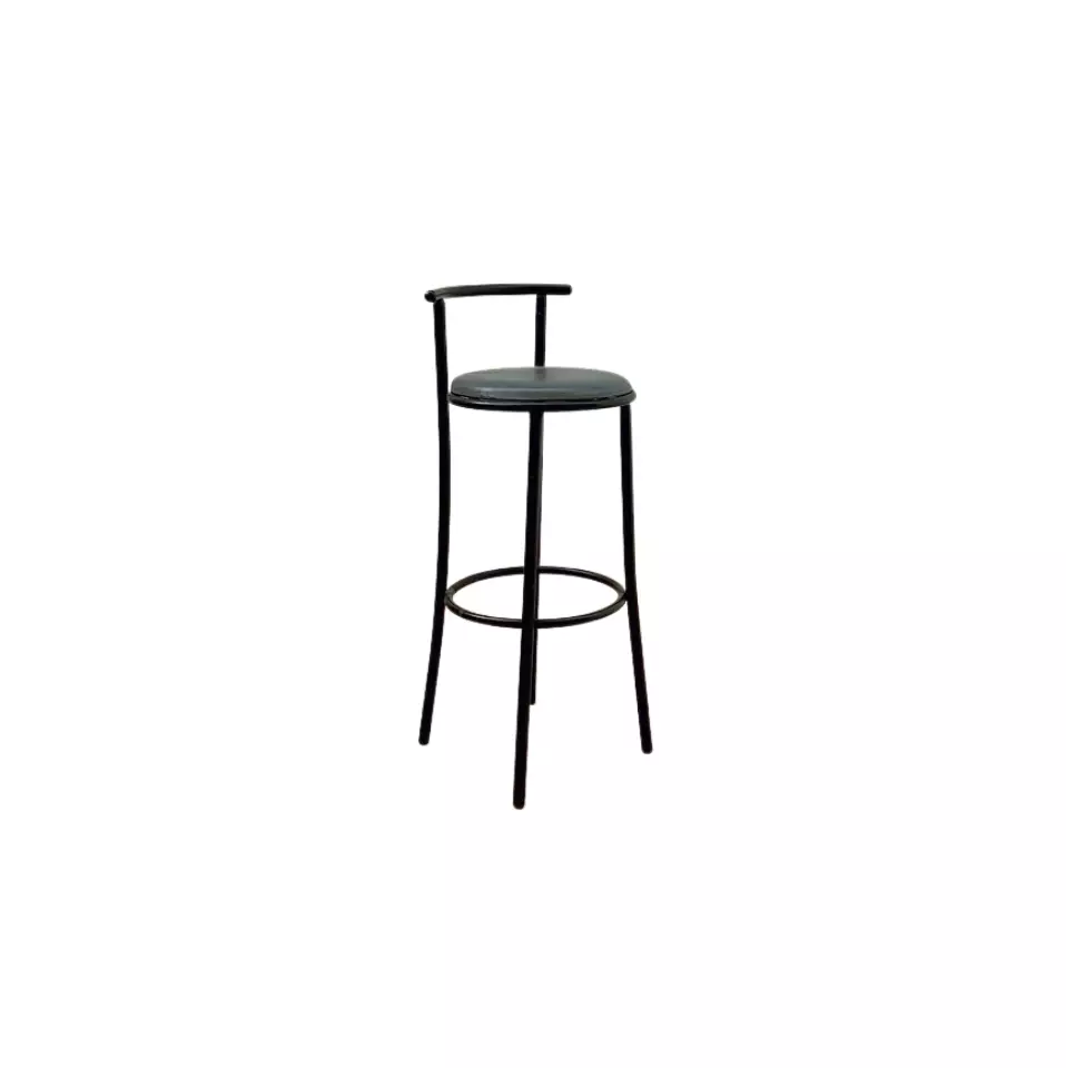 Tabouret noir et gris