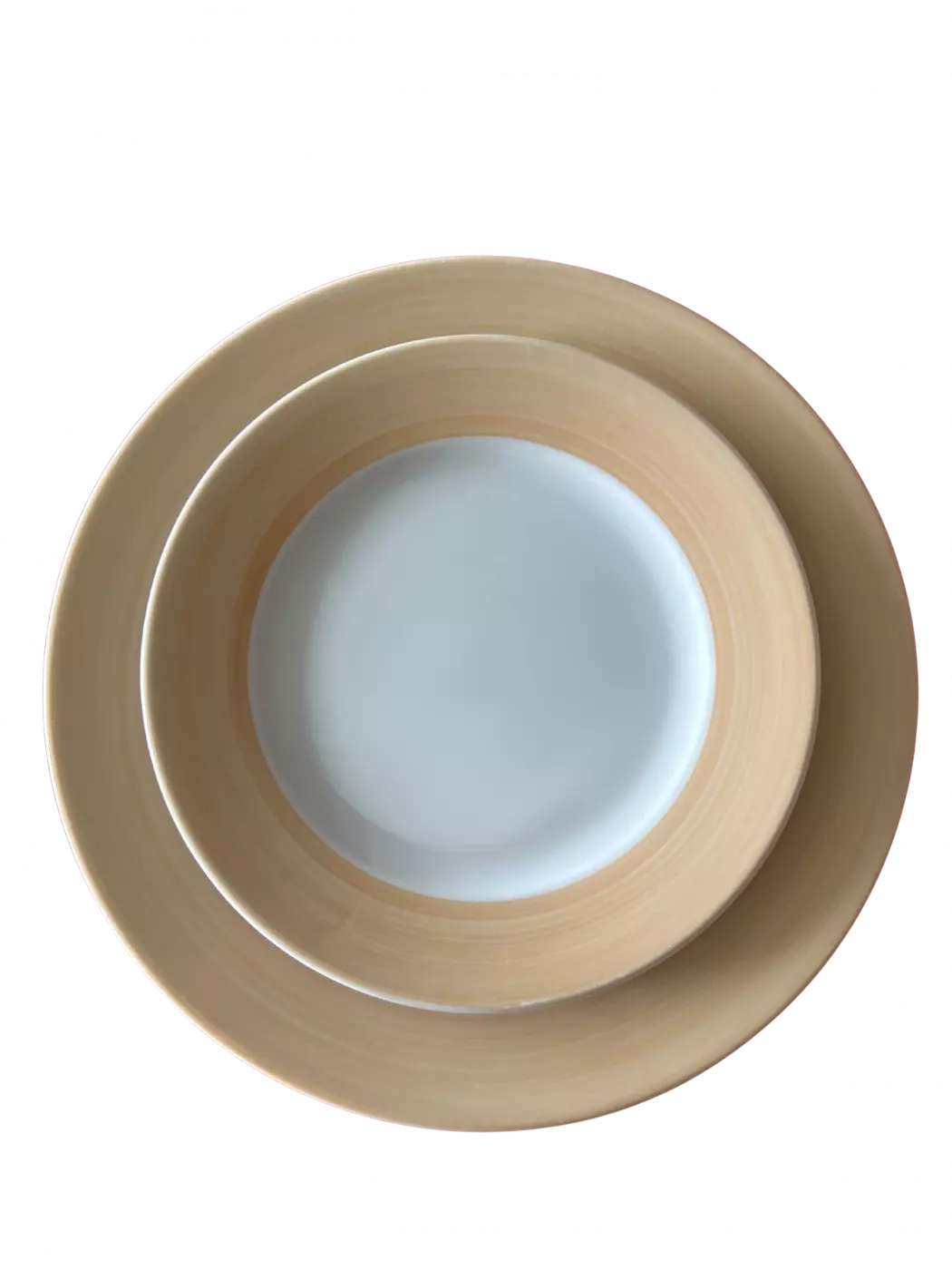 Assiette Saturne Beige